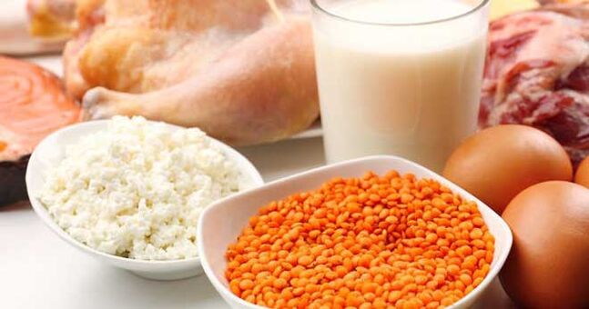 Productos con proteína