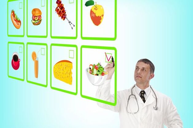 El médico determina los productos permitidos