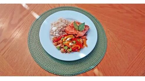 plato saludable en dieta ceto